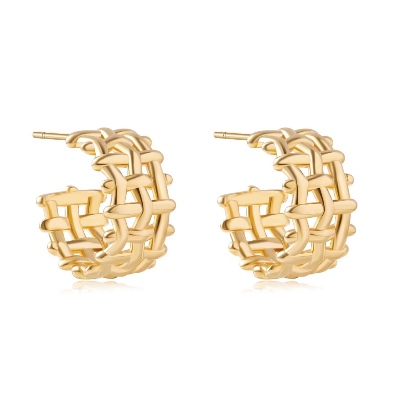 Spoiled Joy Cradle Nest Hoops - Contemporary 925 Sterling Silver