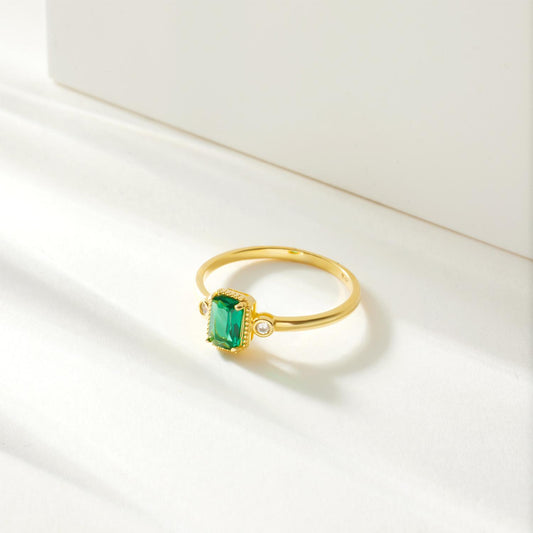 Jade Prism Ring